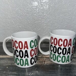 F-1 Vintage Houston Foods Cocoa Nut mugs Set of 2